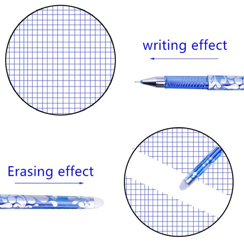Precision 05mm Erasable Gel Pen Refills Smooth Writing Washable Ink Refills For School Office 305 2