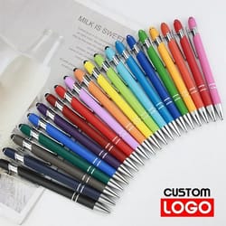 custom engraved metal stylus ballpoint pen for business & promotional use