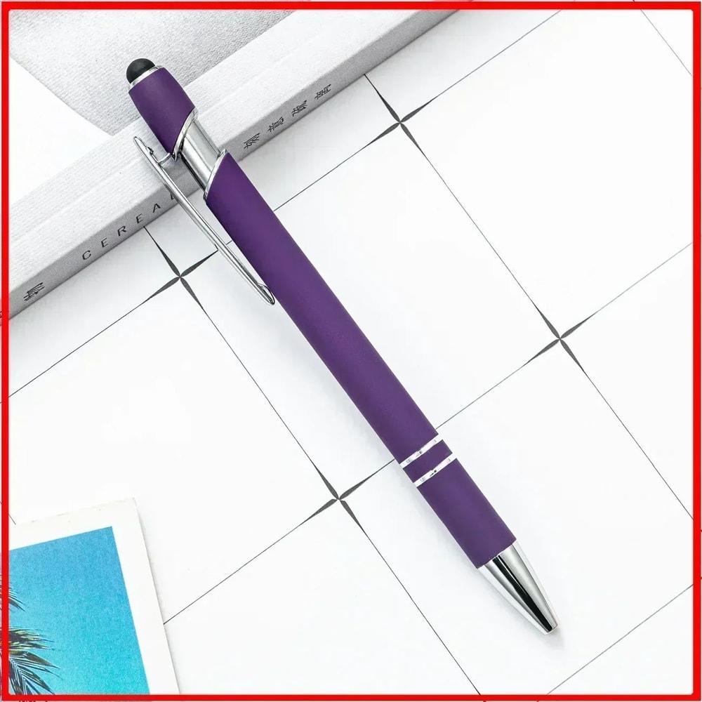 Custom Engraved Metal Stylus Ballpoint Pen For Business Promotional Use 17