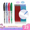 PrecisionWrite 05mm Erasable Gel Pens Set With 20 Refills Eraser Smooth Writing Refillable Statio 0