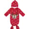 Cozy Reindeer Infant Christmas Pajamas Set With Hat Soft Baby Winter Pajama Set 1