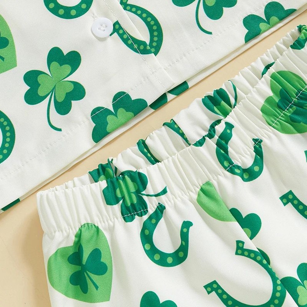 Irish Charm Infant Toddler 2Piece Baby Pajama Set 0