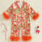 Reindeer Fleece Footed Sleeper For Babies Toddlers Hooded Christmas Zip Pajamas 1