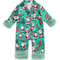 Reindeer Fleece Footed Sleeper For Babies Toddlers Hooded Christmas Zip Pajamas 3