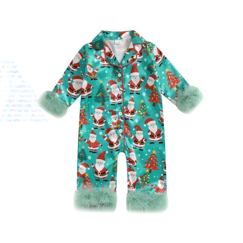 Reindeer Fleece Footed Sleeper For Babies Toddlers Hooded Christmas Zip Pajamas 3