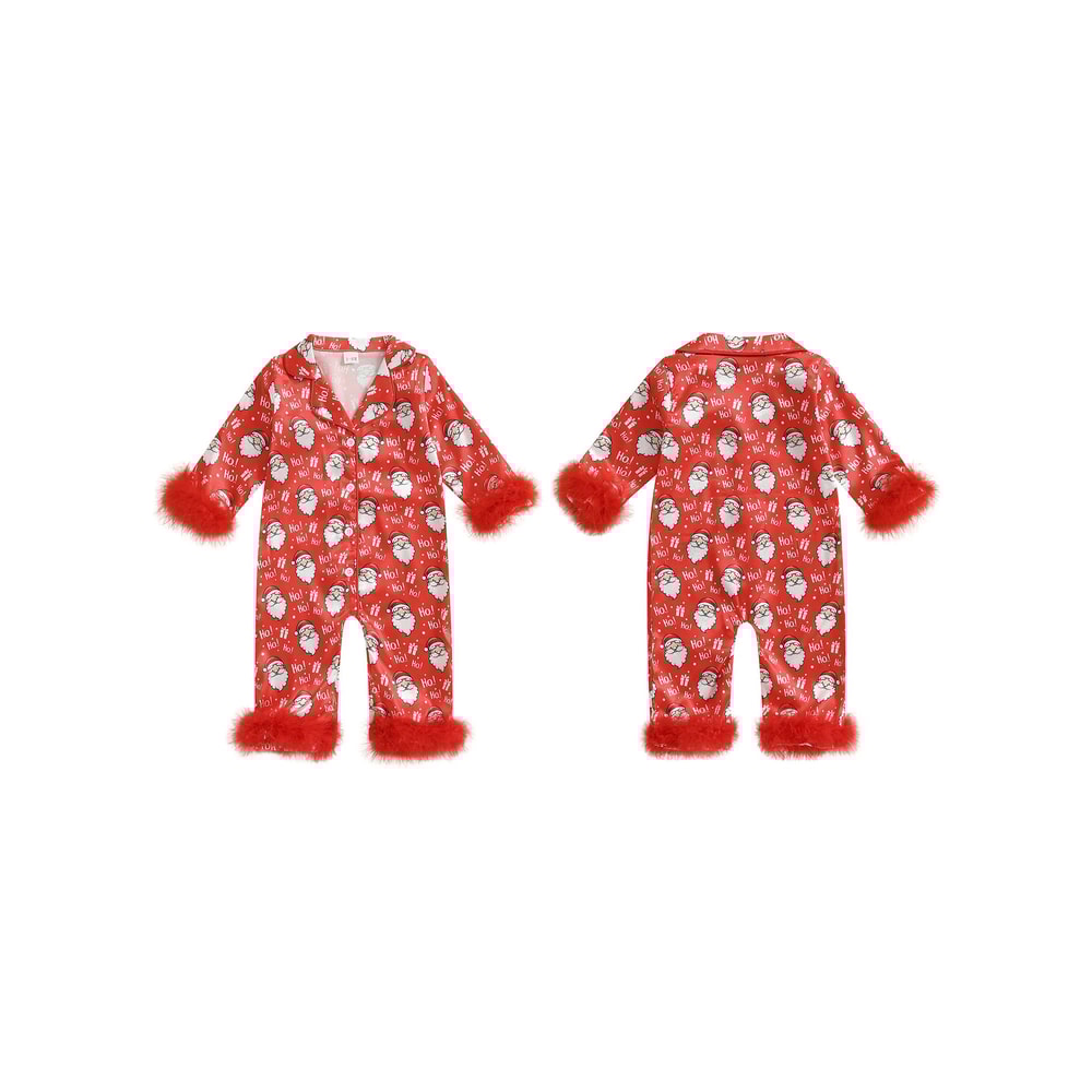 Reindeer Fleece Footed Sleeper For Babies Toddlers Hooded Christmas Zip Pajamas 4