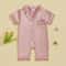 Luxury Soft Satin Baby Pajama Romper Breathable Newborn Summer Sleepwear 1