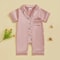 Luxury Soft Satin Baby Pajama Romper Breathable Newborn Summer Sleepwear 1