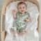 Luxury Soft Satin Baby Pajama Romper Breathable Newborn Summer Sleepwear 0