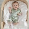 Luxury Soft Satin Baby Pajama Romper Breathable Newborn Summer Sleepwear 0
