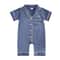 Luxury Soft Satin Baby Pajama Romper Breathable Newborn Summer Sleepwear 6