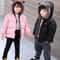 Reversible Cartoon Hooded Baby Winter Coat Plush Toddler Fleece Jacket 1
