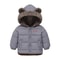 Reversible Cartoon Hooded Baby Winter Coat Plush Toddler Fleece Jacket 5