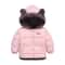 Reversible Cartoon Hooded Baby Winter Coat Plush Toddler Fleece Jacket 2
