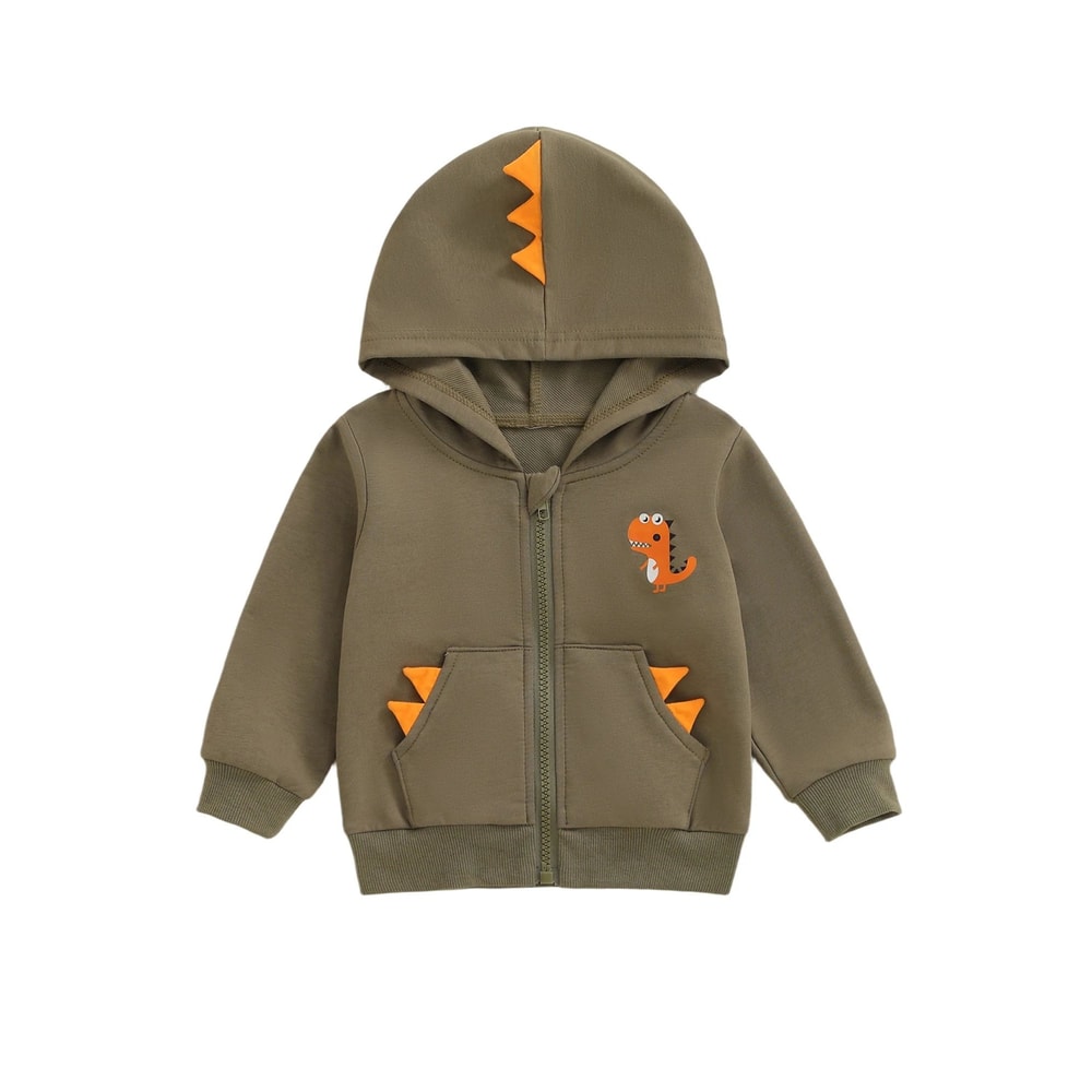 CozyBear Baby Winter Puffer Jacket FleeceLined Infant Bear Hoodie Coat For Boys Girls 0