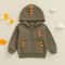CozyBear Baby Winter Puffer Jacket FleeceLined Infant Bear Hoodie Coat For Boys Girls 3