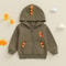 CozyBear Baby Winter Puffer Jacket FleeceLined Infant Bear Hoodie Coat For Boys Girls 3