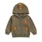 CozyBear Baby Winter Puffer Jacket FleeceLined Infant Bear Hoodie Coat For Boys Girls 4