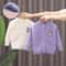 Spring Garden Baby Girl Cardigan In Soft Cotton Knit For Toddlers 0