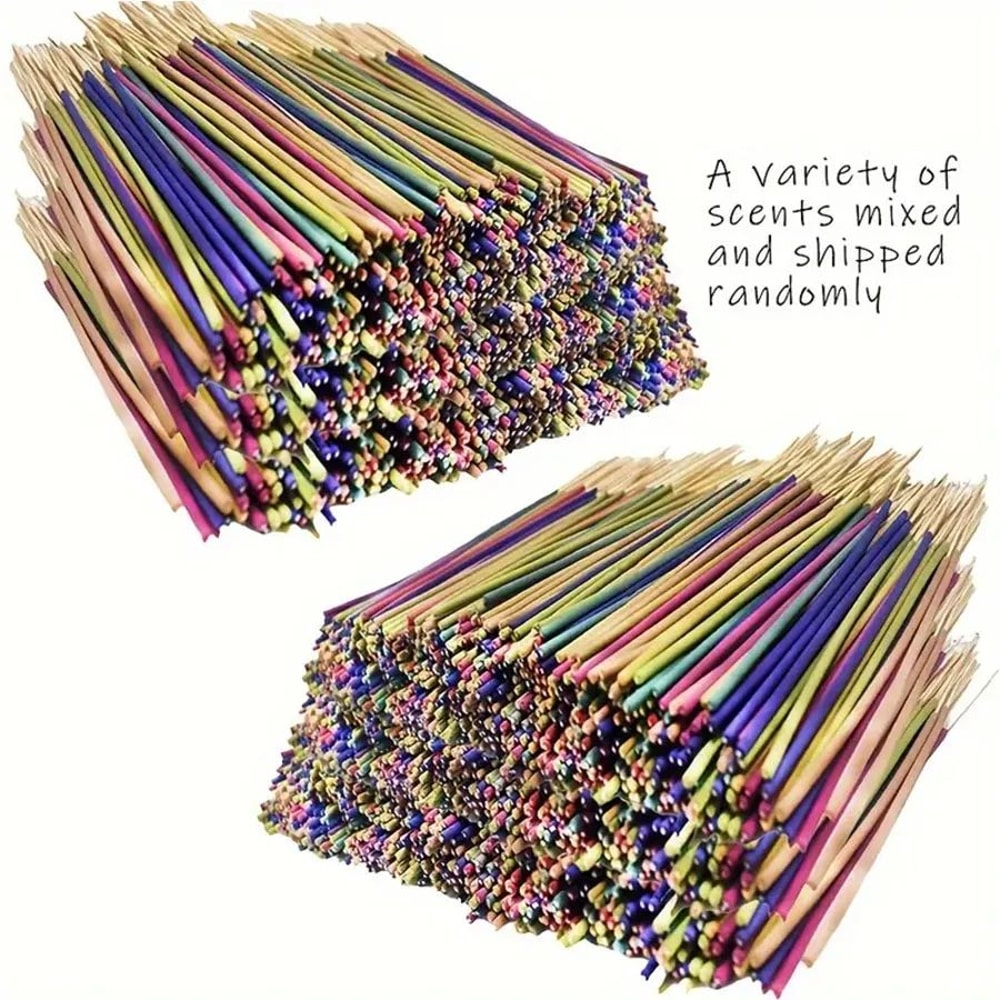 MultiScent Aromatherapy Incense Sticks Set White Sage Lavender Rose Lemongrass Jasmine LongLastin 0