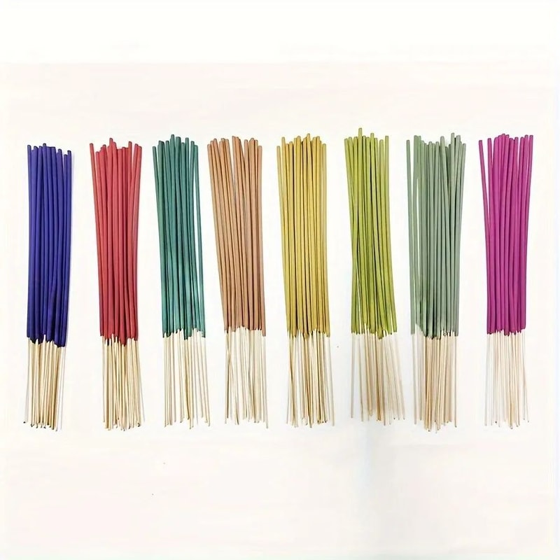 MultiScent Aromatherapy Incense Sticks Set White Sage Lavender Rose Lemongrass Jasmine LongLastin 3