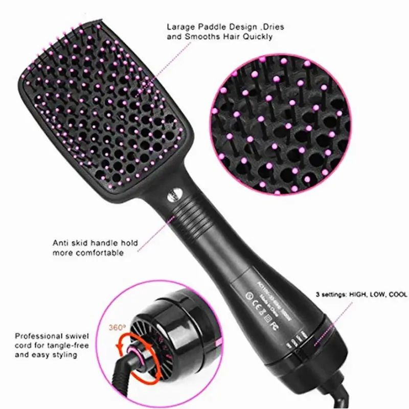 SalonSmooth OneStep Hair Dryer Brush Volumizing Hot Air Styler 3