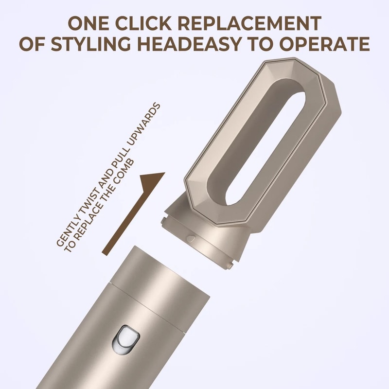 SalonPro 6in1 Hair Styler Hot Air Dryer Brush Set 2