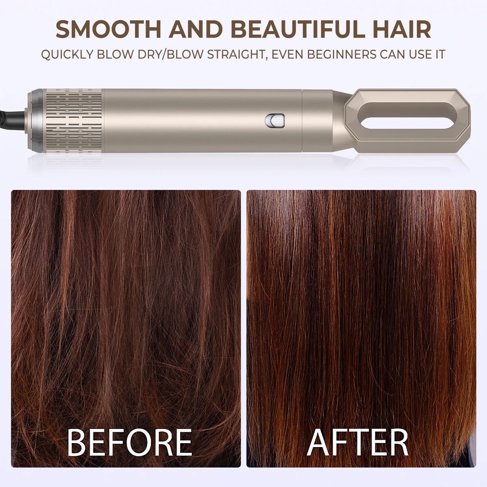 SalonPro 6in1 Hair Styler Hot Air Dryer Brush Set 5