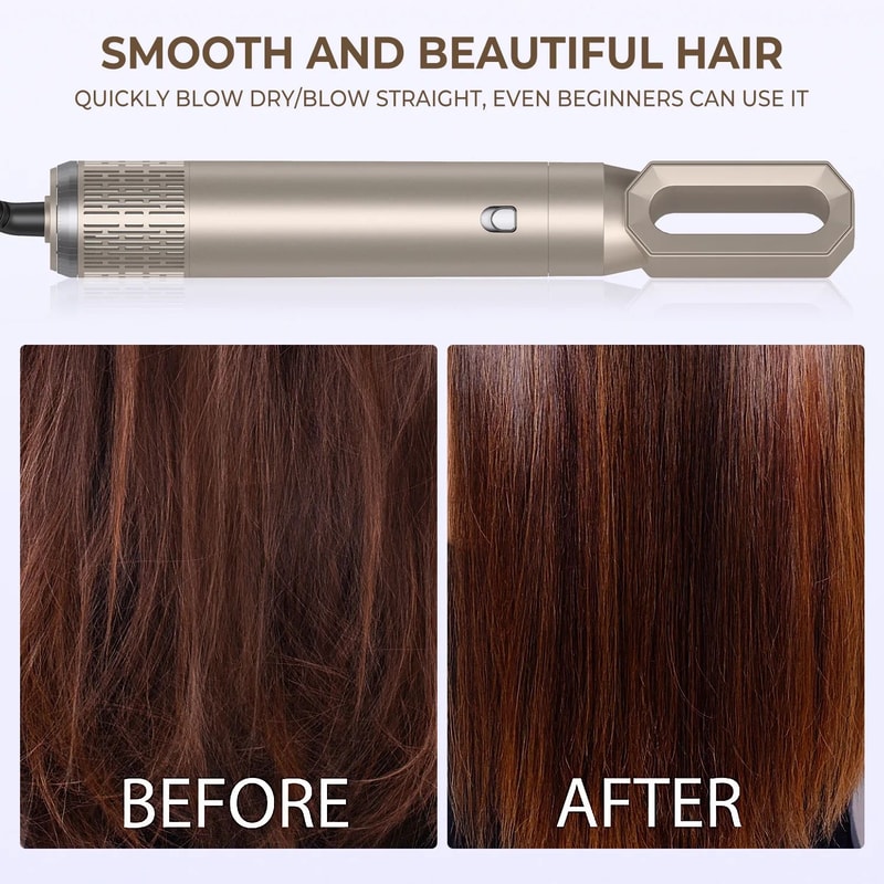 SalonPro 6in1 Hair Styler Hot Air Dryer Brush Set 5