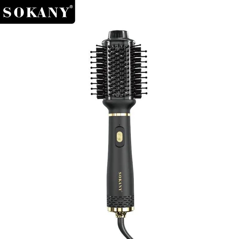 SOKANY 3in1 Ionic Hot Air Comb Negative Ion Hair Dryer Brush Volumizing Styler 4