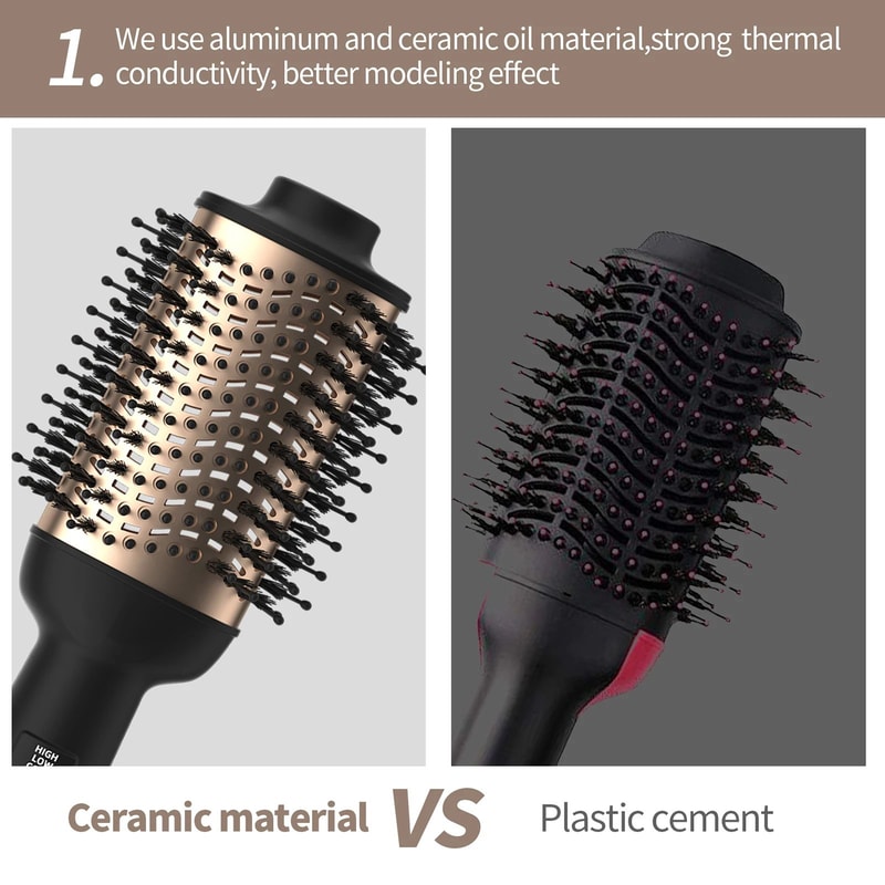 SilkStyle Pro 4in1 Ionic Hot Air Brush Blow Dryer Brush Styler For Smooth Voluminous Hair 1