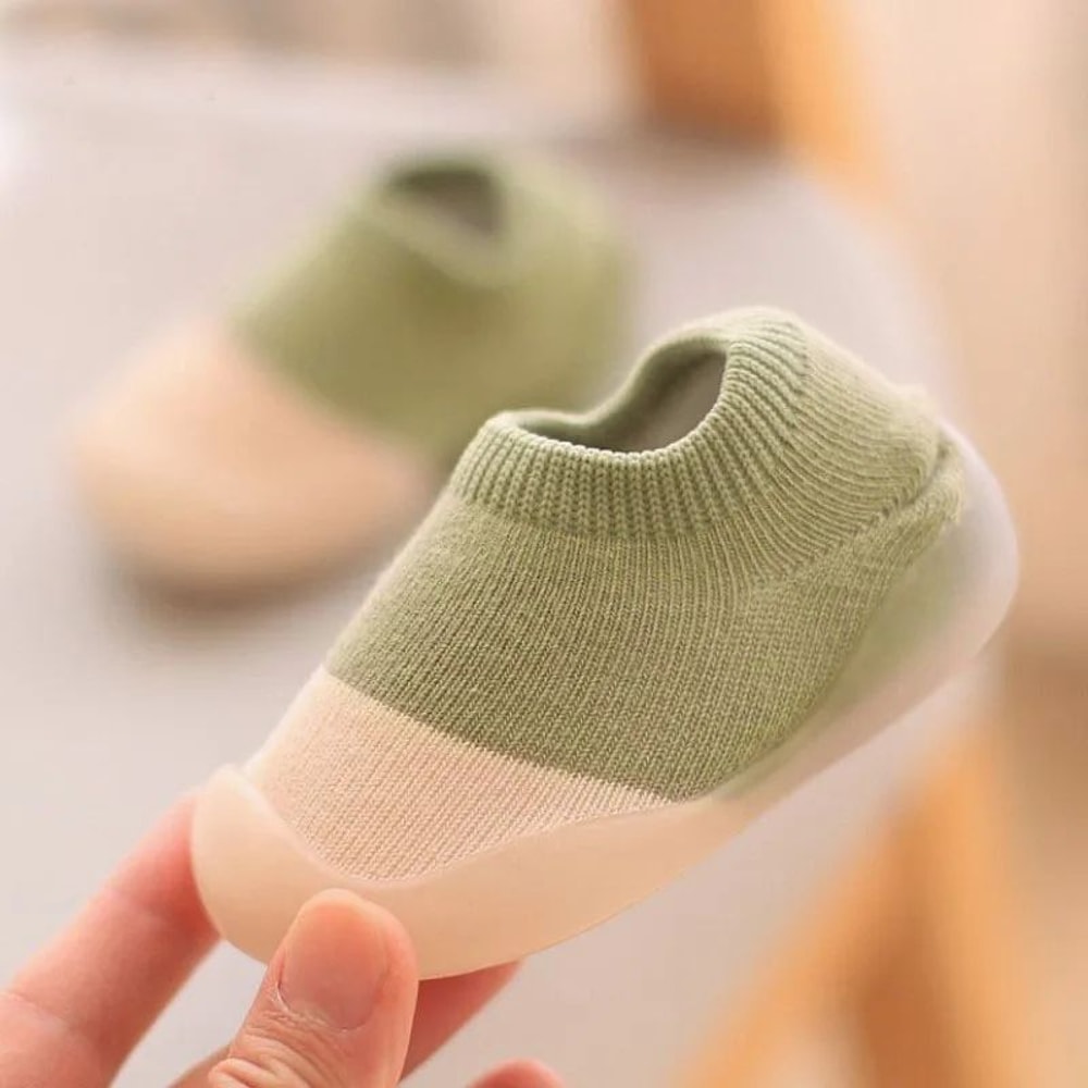 CloudSoft Baby First Walker Shoes NonSlip Knit Booties For Toddlers 9