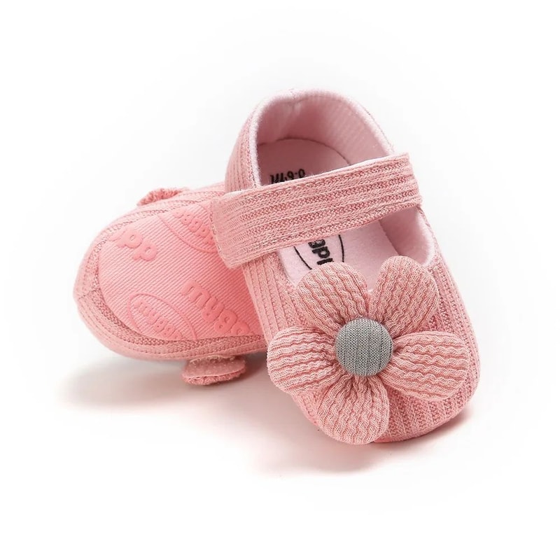 Retro Cotton Baby Prewalker Shoes Soft Bottom Infant First Walker Shoes For Toddler Girls 018M 4