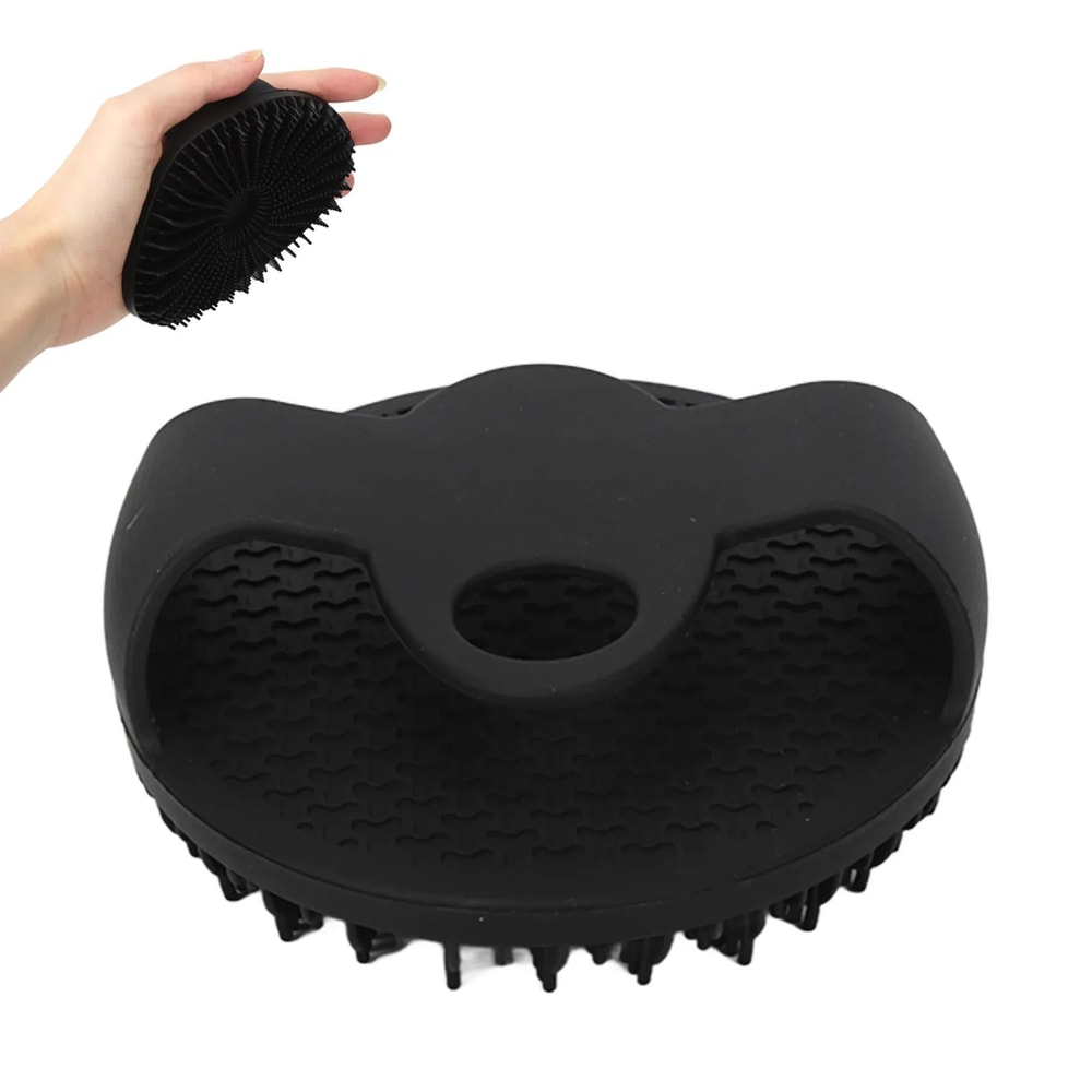 SilkyClean Silicone Body Scrubber Gentle Exfoliating Bath Brush For Smooth Radiant Skin 0