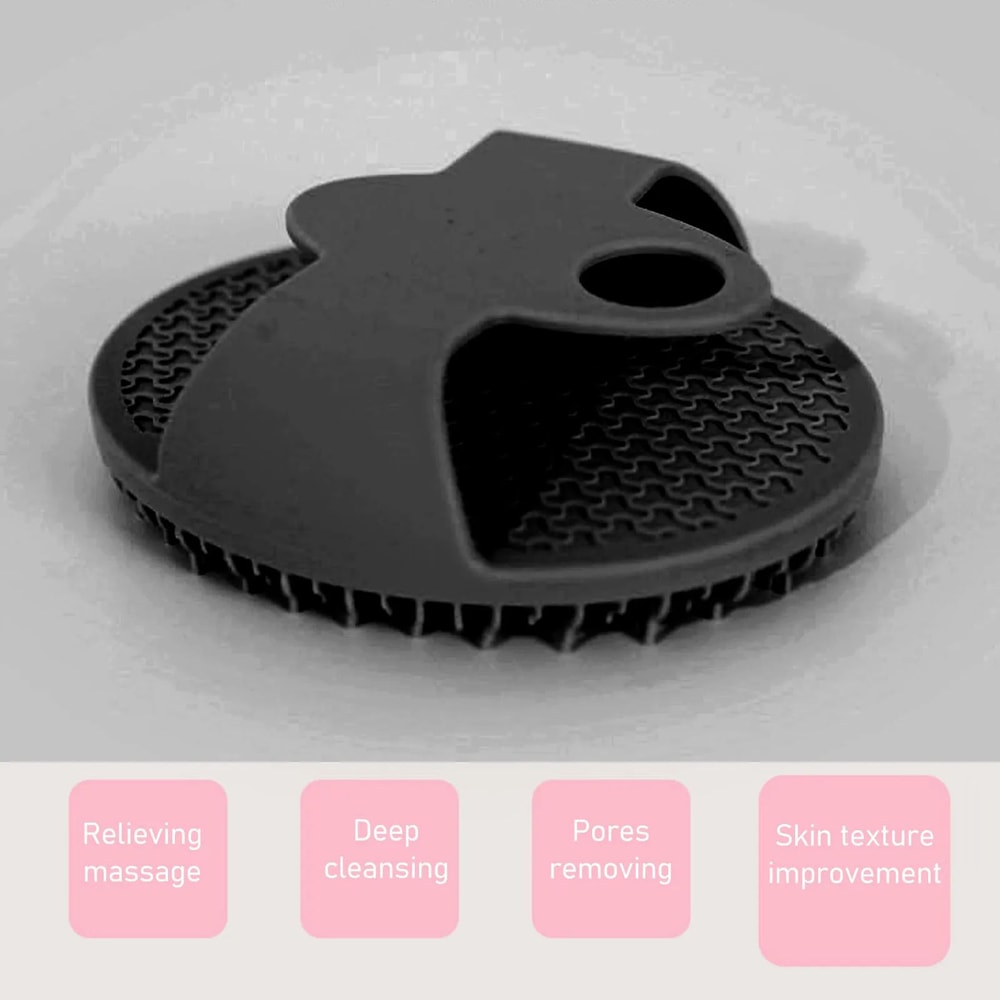 SilkyClean Silicone Body Scrubber Gentle Exfoliating Bath Brush For Smooth Radiant Skin 4