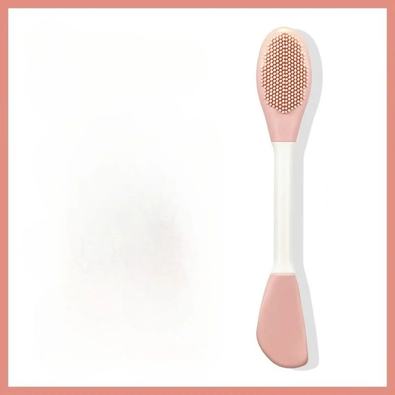 2in1 Silicone Facial Cleansing Brush Mask Applicator For Deep Pore Care 7