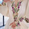 Embroidered Chiffon Dress With Lantern Sleeves Elegant Beach Style Dress KneeLength Y2K Spring Dre 3