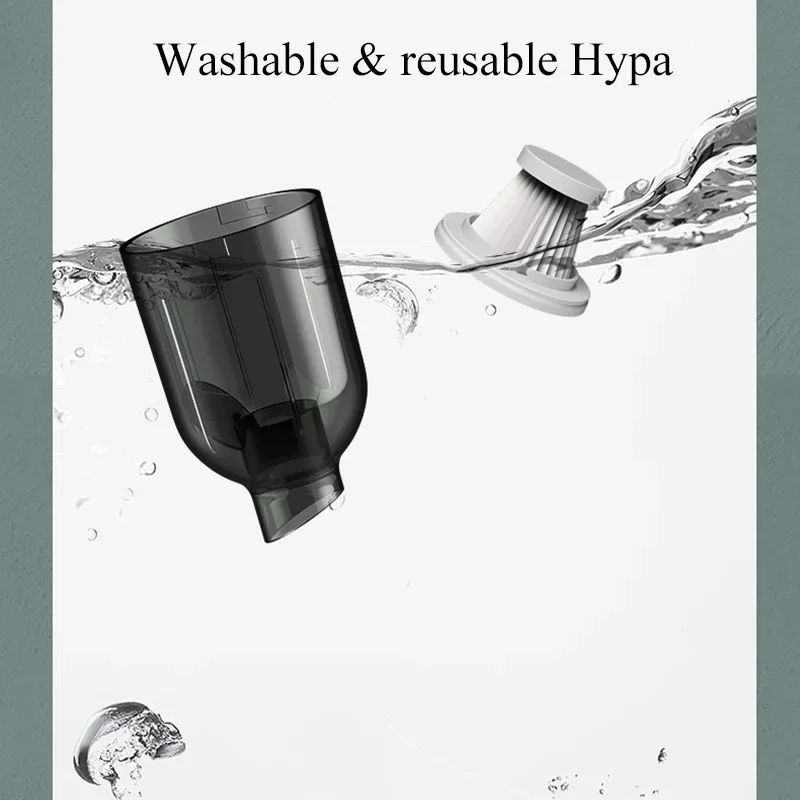 Portable 8000Pa Cordless Handheld Car Vacuum Cleaner 4