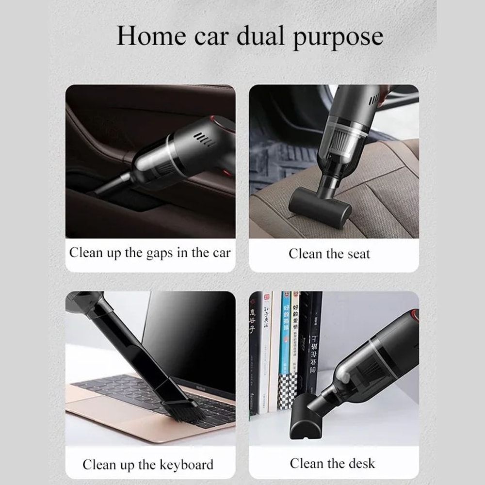 Portable 8000Pa Cordless Handheld Car Vacuum Cleaner 5