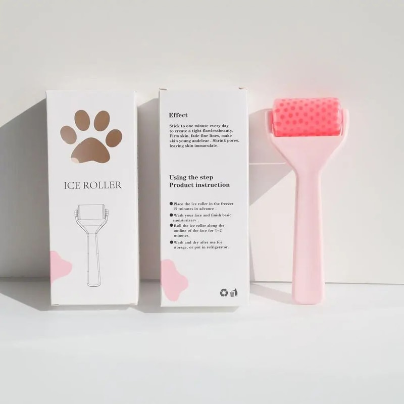 Cooling Ice Roller For Face Reusable Facial Massage Roller For DePuffing Skin Tightening Soothing 10