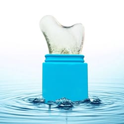 cryolift silicone ice face roller – cooling facial ice roller for de-puffing, contouring & skin brightening