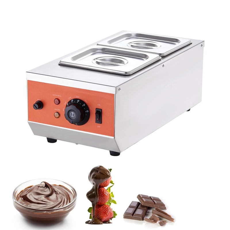 SucceBuy Professional Chocolate Tempering Machine With 23 Tanks Electric Chocolate Melting Pot For 1