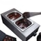 Commercial Double Tank Chocolate Melting Machine Electric Chocolate Dipping Warmer For Bakeries D 1