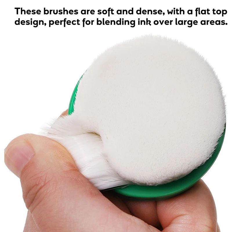 FlatTop Ink Blending Brushes Set 8 ColorCoded Craft Ink Blender Brushes For Smooth Card Making Pa 1