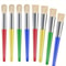 ChubbyGrip Kids Paint Brushes Set 8 Pcs Washable Toddler Preschool Paint Brushes 0