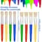 ChubbyGrip Kids Paint Brushes Set 8 Pcs Washable Toddler Preschool Paint Brushes 1