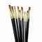 Precision 12Piece Acrylic Paint Brushes Set Professional Flat Paint Brushes With Nylon Bristles Fo 5