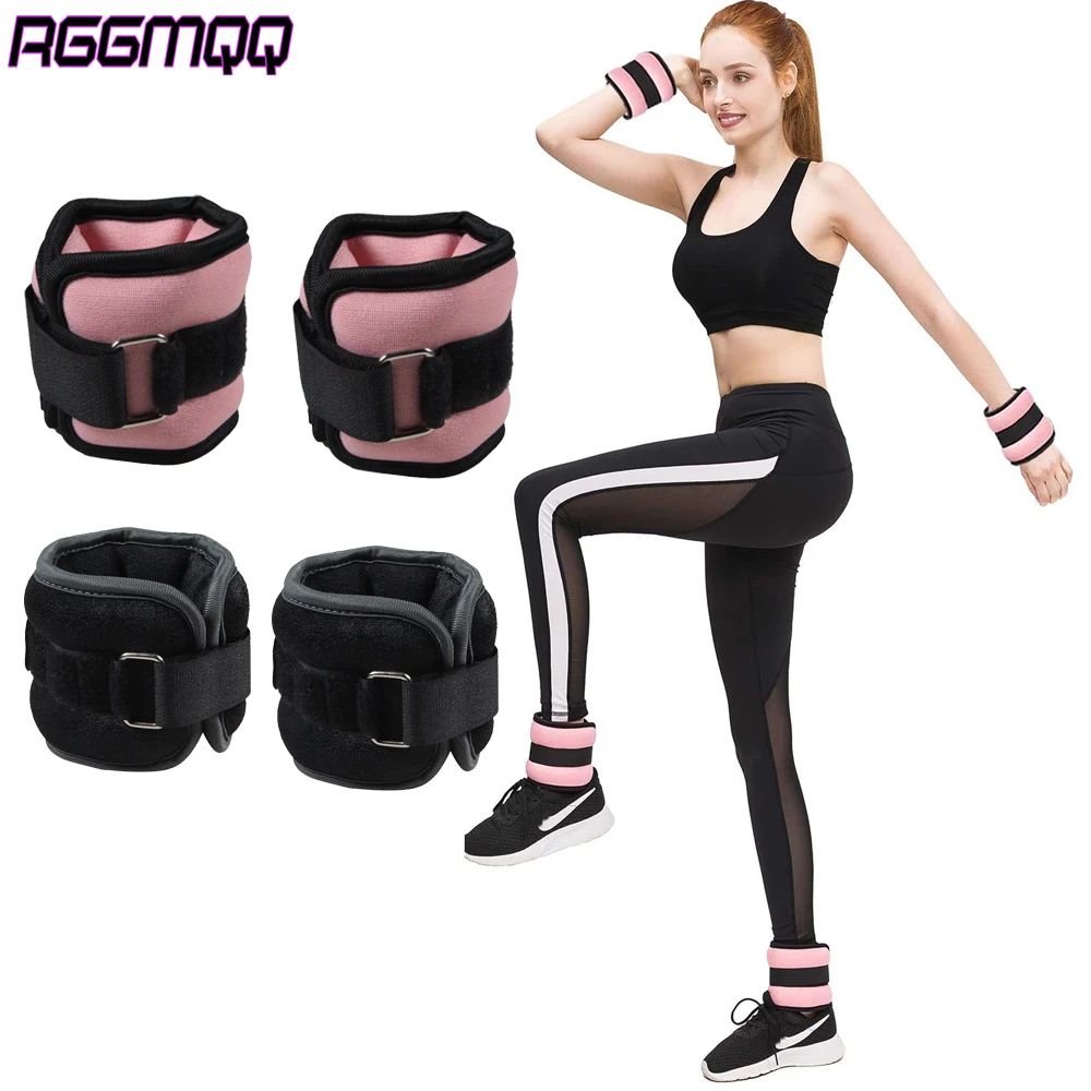 Adjustable Ankle Weights Wrist Resistance Straps Neoprene Wrist Weights For Strength Training Run 0