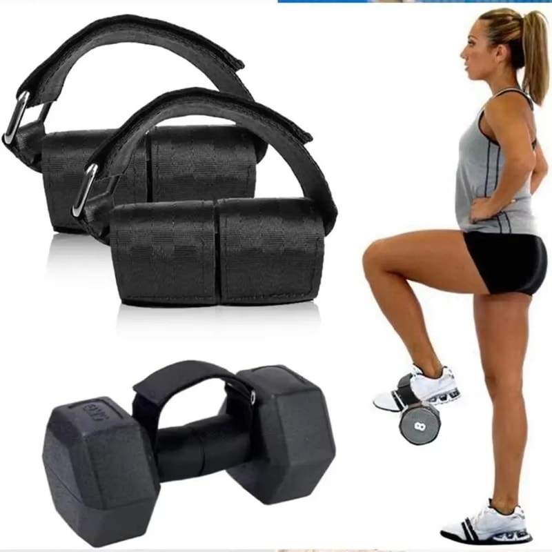 Adjustable Dumbbell Foot Strap Tibialis Trainer For Shin Ankle Strength Training 2