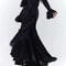 Midnight Elegance Black Gothic Dress Slim Gothic Bodycon Dress For Vintage Goth Harajuku Style 5